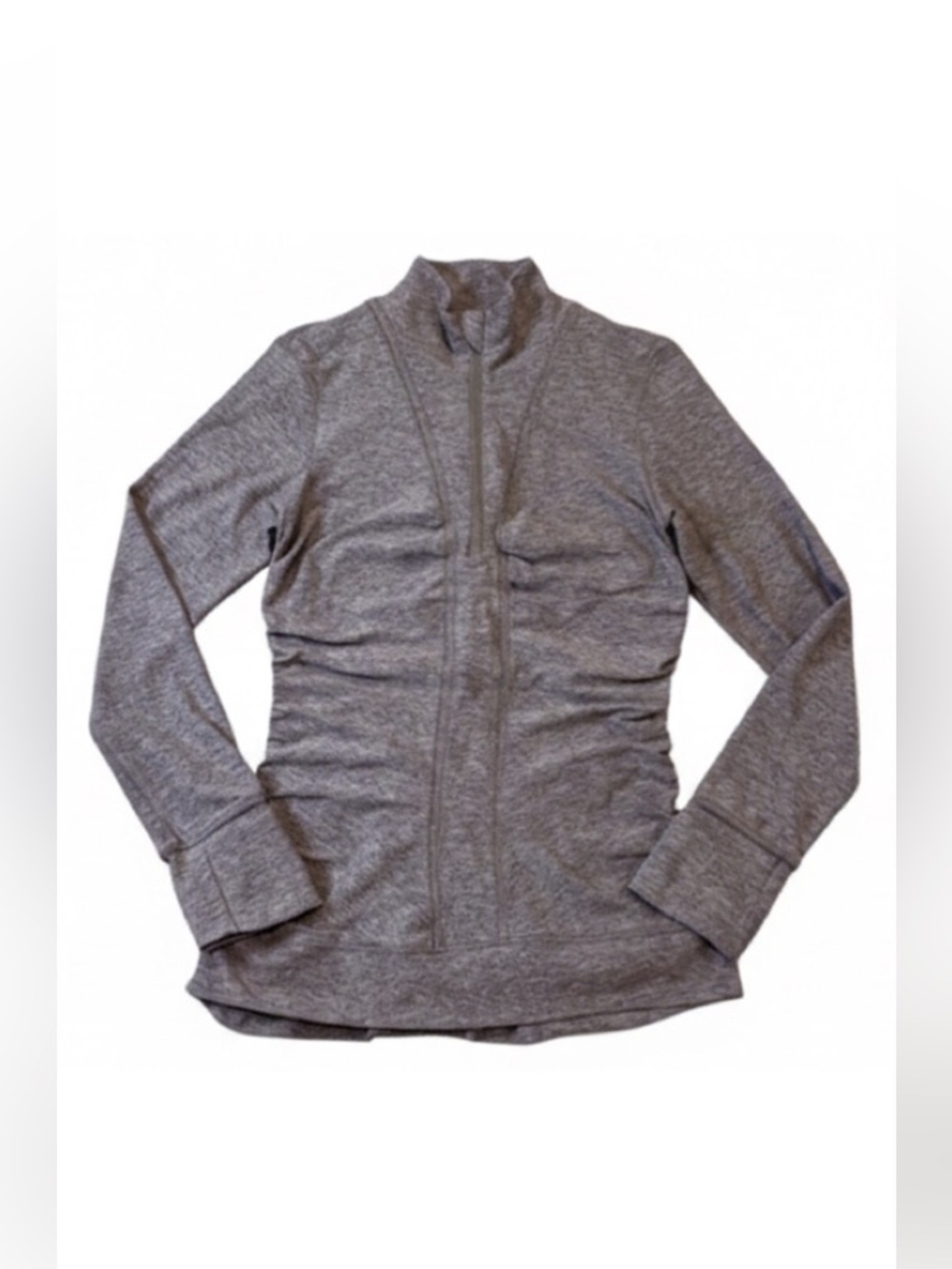 Lululemon Cypress Kiss Half Zip in Heathered Lunar Rock